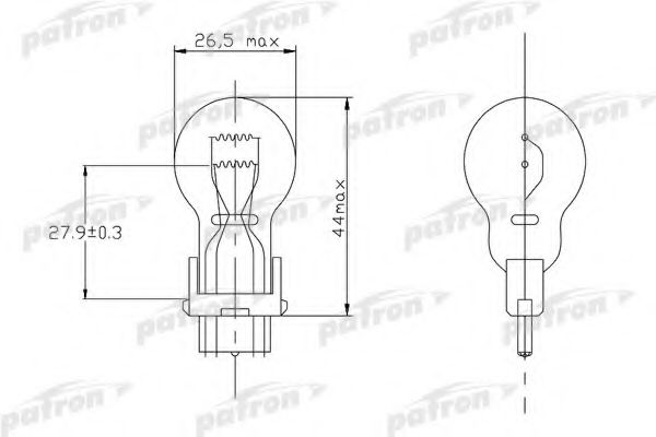 PATRON PLP27/7W Лампа накаливания Би-Ксенон (Двойной ксенон (Bi-Xenon)) для HUMMER (Хамер) PATRON PLP27/7W Лампа накаливания Би-Ксенон (Двойной ксенон (Bi-Xenon)) для HUMMER (Хамер)