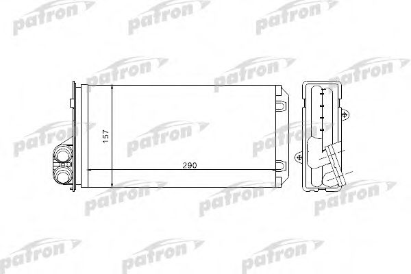 PATRON PRS2068 Теплообменник, отопление салона для RENAULT SAFRANE (Рено Сафранэ) PATRON PRS2068 Теплообменник, отопление салона для RENAULT SAFRANE (Рено Сафранэ)