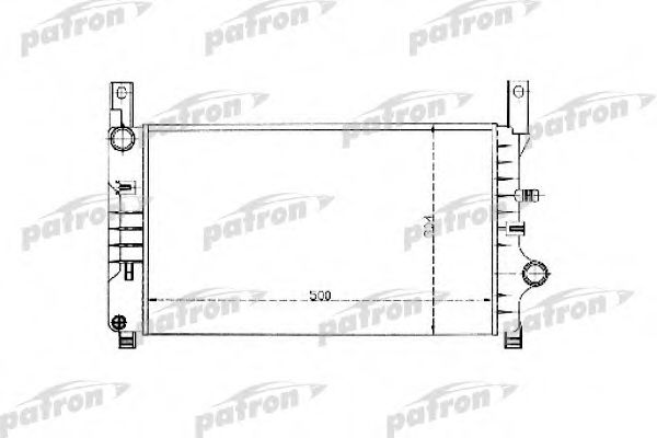 PATRON PRS3319 Радиатор, охлаждение двигателя для FORD FIESTA (Форд Фиэста) PATRON PRS3319 Радиатор, охлаждение двигателя для FORD FIESTA (Форд Фиэста)