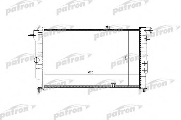 PATRON PRS3330 Радиатор, охлаждение двигателя для OPEL (Опель) PATRON PRS3330 Радиатор, охлаждение двигателя для OPEL (Опель)