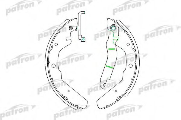 PATRON PSP174 Тормозные колодоки 