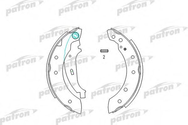 PATRON PSP519 Тормозные колодоки для PEUGEOT (Пежо) PATRON PSP519 Тормозные колодоки для PEUGEOT (Пежо)