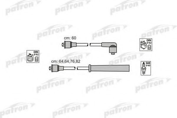 PATRON PSCI1007 Комплект проводов зажигания для FORD FIESTA (Форд Фиэста) PATRON PSCI1007 Комплект проводов зажигания для FORD FIESTA (Форд Фиэста)