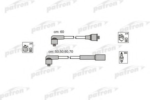 PATRON PSCI1011 Комплект проводов зажигания для VOLKSWAGEN JETTA II (Фольксваген Жэтта 2) PATRON PSCI1011 Комплект проводов зажигания для VOLKSWAGEN JETTA II (Фольксваген Жэтта 2)
