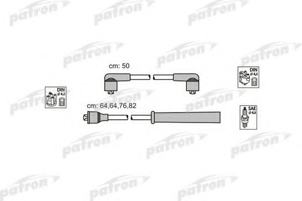 PATRON PSCI1016 Комплект проводов зажигания для FORD GRANADA (Форд Гранада) PATRON PSCI1016 Комплект проводов зажигания для FORD GRANADA (Форд Гранада)