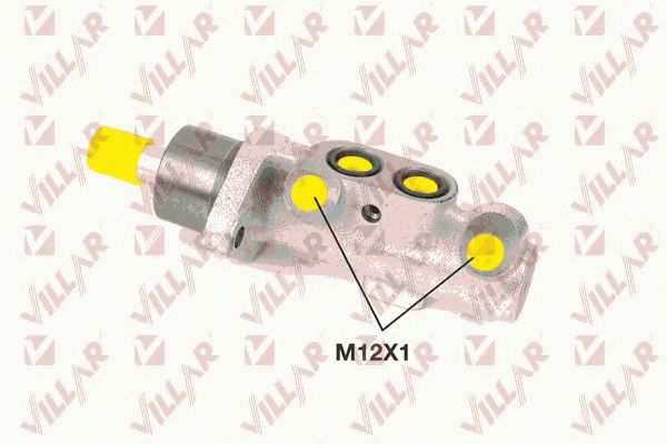 VILLAR 621.2628 Главный тормозной цилиндр для PEUGEOT (Пежо) VILLAR 621.2628 Главный тормозной цилиндр для PEUGEOT (Пежо)