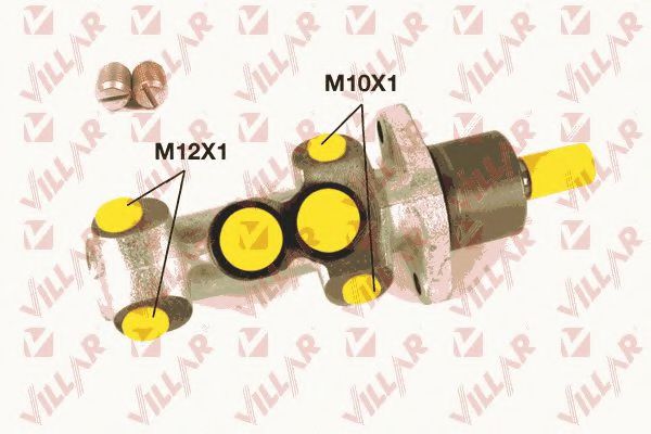 VILLAR 621.3534 Главный тормозной цилиндр для RENAULT (Рено) VILLAR 621.3534 Главный тормозной цилиндр для RENAULT (Рено)