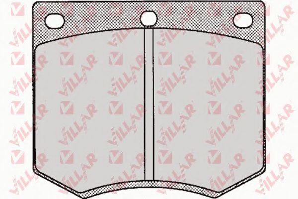 VILLAR 626.0126 Тормозные колодки для FORD GRANADA (Форд Гранада) VILLAR 626.0126 Тормозные колодки для FORD GRANADA (Форд Гранада)