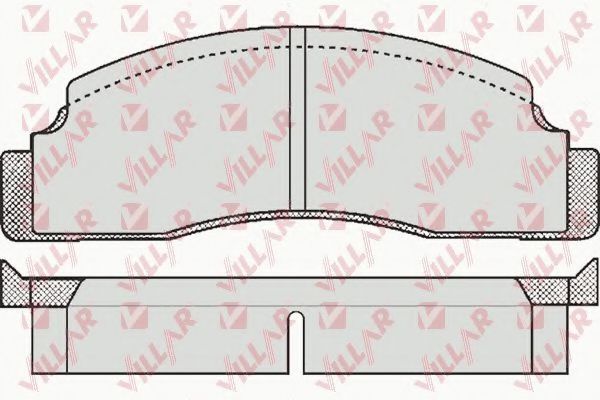 VILLAR 626.0142 Тормозные колодки для FORD FIESTA (Форд Фиэста) VILLAR 626.0142 Тормозные колодки для FORD FIESTA (Форд Фиэста)