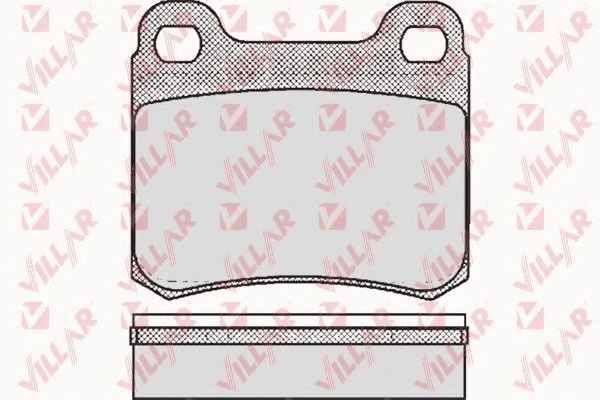 VILLAR 626.0181 Тормозные колодки для MERCEDES-BENZ E-CLASS (Мэрcэдэс-бэнз Е класс) VILLAR 626.0181 Тормозные колодки для MERCEDES-BENZ E-CLASS (Мэрcэдэс-бэнз Е класс)