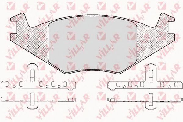 VILLAR 626.0223 Тормозные колодки для VOLKSWAGEN JETTA II (Фольксваген Жэтта 2) VILLAR 626.0223 Тормозные колодки для VOLKSWAGEN JETTA II (Фольксваген Жэтта 2)