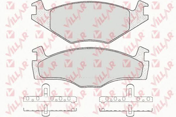 VILLAR 626.0224 Тормозные колодки для VOLKSWAGEN POLO (Фольксваген Поло) VILLAR 626.0224 Тормозные колодки для VOLKSWAGEN POLO (Фольксваген Поло)