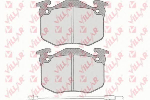 VILLAR 626.0228 Тормозные колодки для PEUGEOT (Пежо) VILLAR 626.0228 Тормозные колодки для PEUGEOT (Пежо)