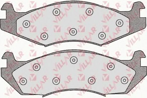 VILLAR 626.0312 Тормозные колодки для HUMMER HUMMER H1 (Хамер Хамер х1) VILLAR 626.0312 Тормозные колодки для HUMMER HUMMER H1 (Хамер Хамер х1)