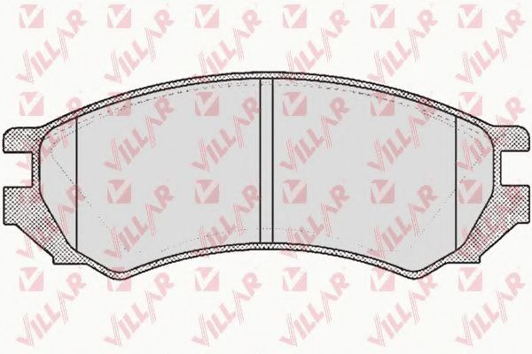 VILLAR 626.0354 Тормозные колодки для NISSAN PRIMERA (Ниссан Примера) VILLAR 626.0354 Тормозные колодки для NISSAN PRIMERA (Ниссан Примера)