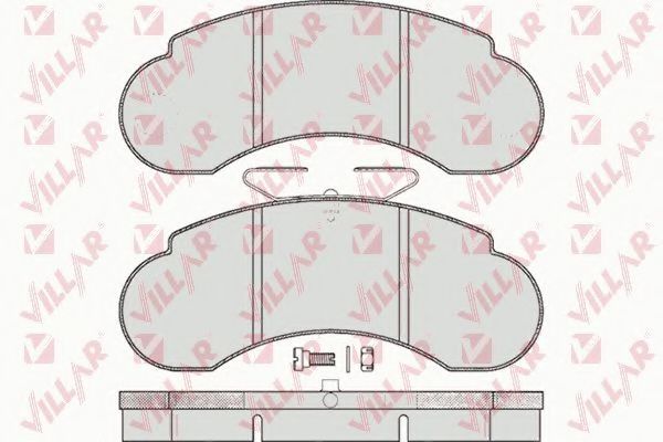 VILLAR 626.0415 Тормозные колодки для SSANGYONG ISTANA (Сан-янг/санянг Истана)