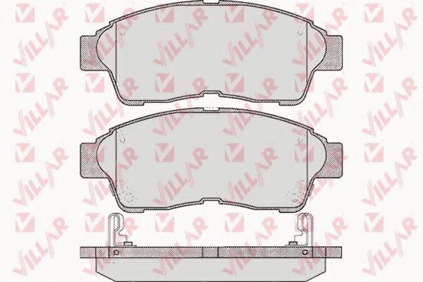 VILLAR 626.0561 Тормозные колодки для TOYOTA CARINA E (Тойота/тоета Карина е) VILLAR 626.0561 Тормозные колодки для TOYOTA CARINA E (Тойота/тоета Карина е)