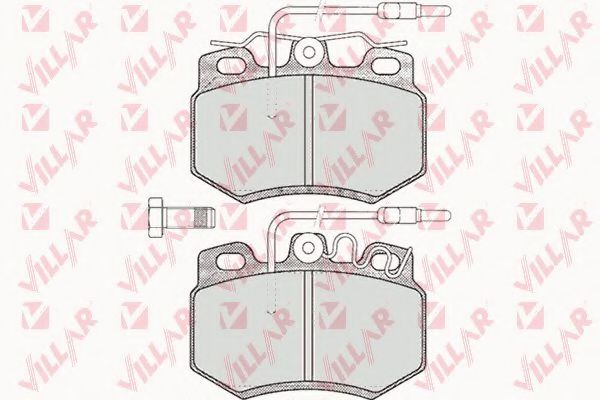 VILLAR 626.0585 Тормозные колодки для PEUGEOT 205 II (Пежо 205 2) VILLAR 626.0585 Тормозные колодки для PEUGEOT 205 II (Пежо 205 2)