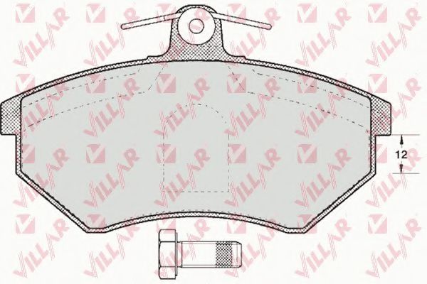 VILLAR 626.0600 Тормозные колодки для VOLKSWAGEN (Фольксваген) VILLAR 626.0600 Тормозные колодки для VOLKSWAGEN (Фольксваген)