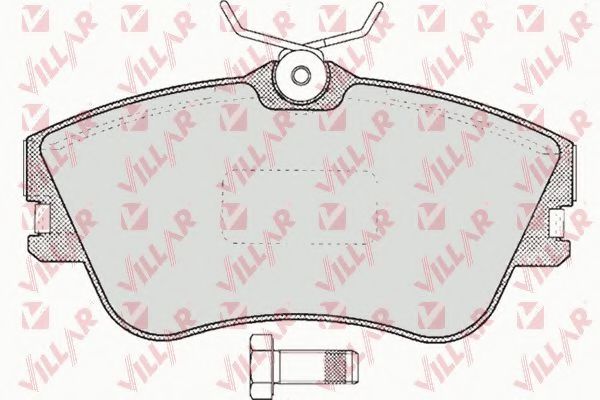 VILLAR 626.0605 Тормозные колодки для VOLKSWAGEN (Фольксваген) VILLAR 626.0605 Тормозные колодки для VOLKSWAGEN (Фольксваген)