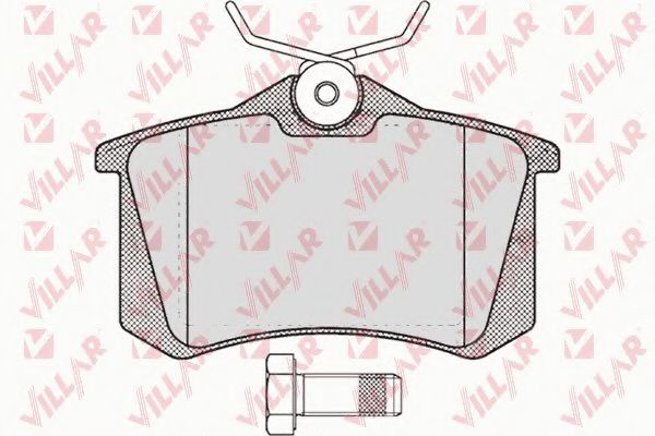 VILLAR 626.0634 Тормозные колодки для VOLKSWAGEN (Фольксваген) VILLAR 626.0634 Тормозные колодки для VOLKSWAGEN (Фольксваген)