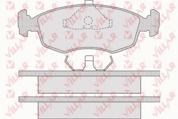 VILLAR 626.0678 Тормозные колодки для FORD (Форд) VILLAR 626.0678 Тормозные колодки для FORD (Форд)
