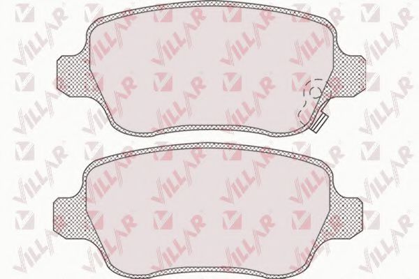 VILLAR 626.0811 Тормозные колодки для CHEVROLET VIVA (Шевроле Vиvа) VILLAR 626.0811 Тормозные колодки для CHEVROLET VIVA (Шевроле Vиvа)