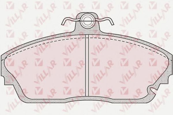 VILLAR 626.0924 Тормозные колодки для TATA SAFARI (Тата Сафари) VILLAR 626.0924 Тормозные колодки для TATA SAFARI (Тата Сафари)