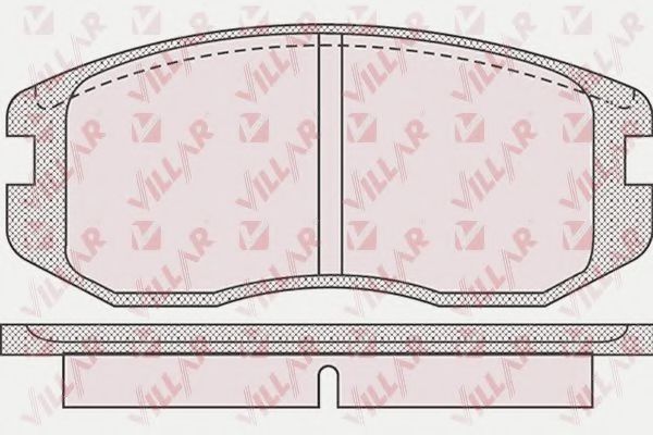 VILLAR 626.0932 Тормозные колодки для MITSUBISHI LANCER IV (Митсубиши/митсубиси Ланcэр иv) VILLAR 626.0932 Тормозные колодки для MITSUBISHI LANCER IV (Митсубиши/митсубиси Ланcэр иv)