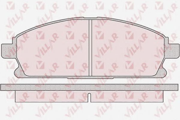 VILLAR 626.0935 Тормозные колодки для ACURA MDX (Акура Мдх)