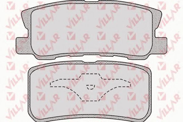 VILLAR 626.0954 Тормозные колодки для MITSUBISHI (Митсубиши/митсубиси) VILLAR 626.0954 Тормозные колодки для MITSUBISHI (Митсубиши/митсубиси)