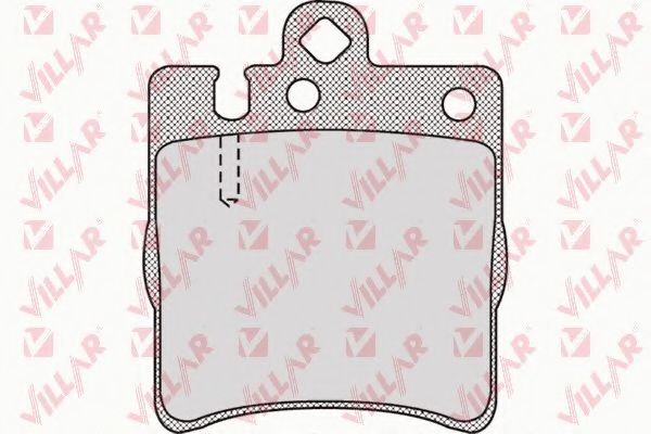 VILLAR 626.0957 Тормозные колодки для MERCEDESBENZ (Мерседес бенц) VILLAR 626.0957 Тормозные колодки для MERCEDESBENZ (Мерседес бенц)