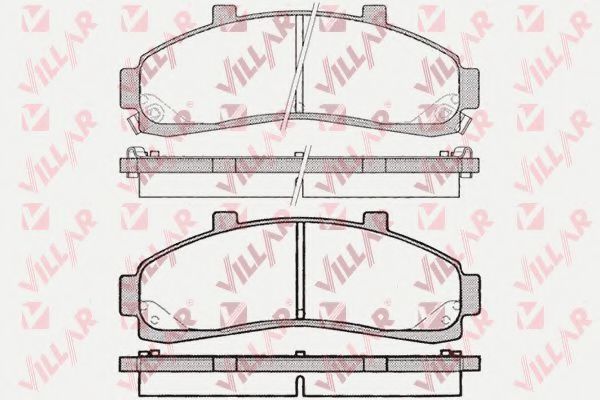 VILLAR 626.0989 Тормозные колодки для FORD USA EXPLORER (Форд сша Эxплорэр) VILLAR 626.0989 Тормозные колодки для FORD USA EXPLORER (Форд сша Эxплорэр)