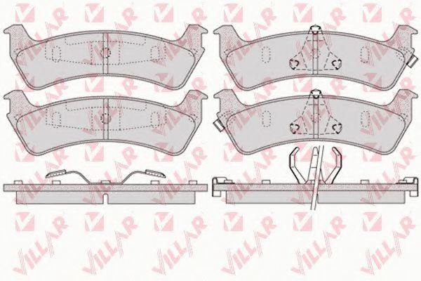 VILLAR 626.0990 Тормозные колодки для FORD USA EXPLORER (Форд сша Эxплорэр) VILLAR 626.0990 Тормозные колодки для FORD USA EXPLORER (Форд сша Эxплорэр)