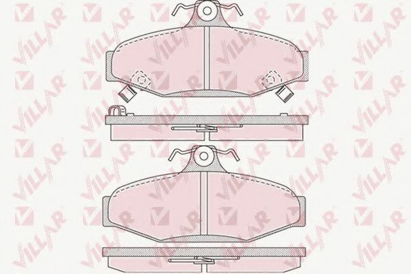 VILLAR 626.1018 Тормозные колодки для SSANGYONG REXTON (Сан-янг/санянг Рекстон) VILLAR 626.1018 Тормозные колодки для SSANGYONG REXTON (Сан-янг/санянг Рекстон)
