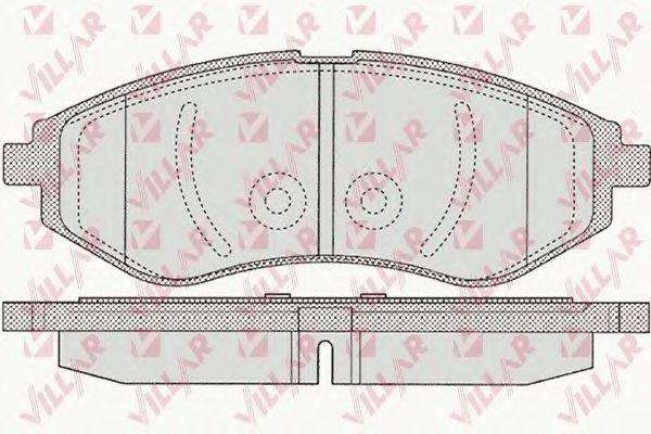 VILLAR 626.1080 Тормозные колодки для PROTON SAVVY (Протон Саvvъ) VILLAR 626.1080 Тормозные колодки для PROTON SAVVY (Протон Саvvъ)