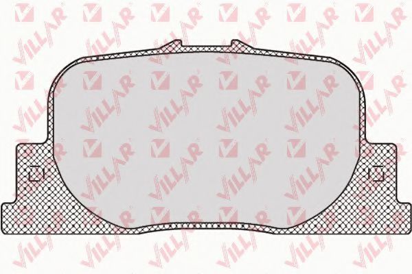 VILLAR 626.1112 Тормозные колодки для TOYOTA (FAW) COROLLA EX (Тойота/тоета (фав) Cоролла эx) VILLAR 626.1112 Тормозные колодки для TOYOTA (FAW) COROLLA EX (Тойота/тоета (фав) Cоролла эx)