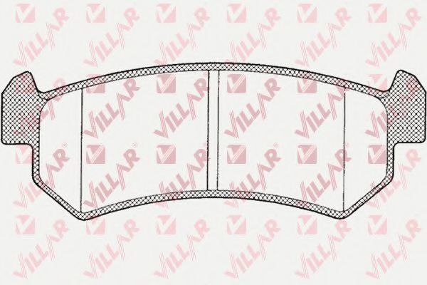 VILLAR 626.1199 Тормозные колодки для BUICK EXCELLE (Бьюик Эxcэллэ) VILLAR 626.1199 Тормозные колодки для BUICK EXCELLE (Бьюик Эxcэллэ)