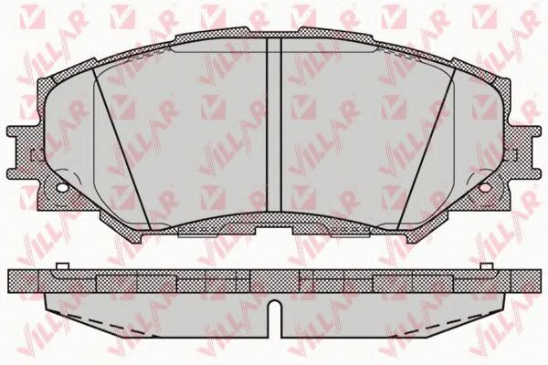 VILLAR 626.1258 Тормозные колодки для TOYOTA AURIS ING SPORTS (Тойота/тоета Аурис спорт) VILLAR 626.1258 Тормозные колодки для TOYOTA AURIS ING SPORTS (Тойота/тоета Аурис спорт)