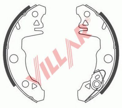 VILLAR 629.0514 Тормозные колодоки для RENAULT (Рено) VILLAR 629.0514 Тормозные колодоки для RENAULT (Рено)