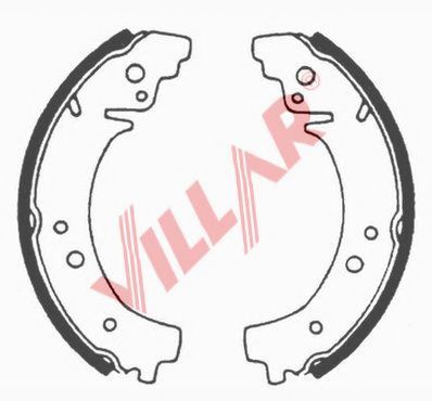 VILLAR 629.0544 Тормозные колодоки для LADA NADESCHDA (Лада Надэщда) VILLAR 629.0544 Тормозные колодоки для LADA NADESCHDA (Лада Надэщда)