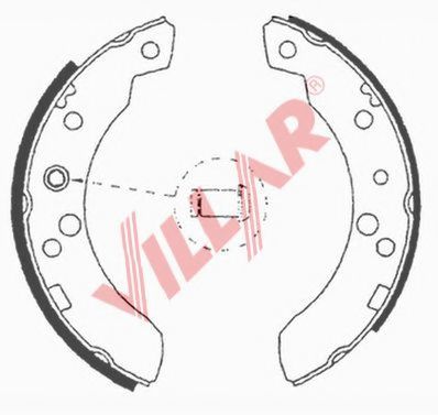 VILLAR 629.0611 Тормозные колодоки для FORD (Форд) VILLAR 629.0611 Тормозные колодоки для FORD (Форд)