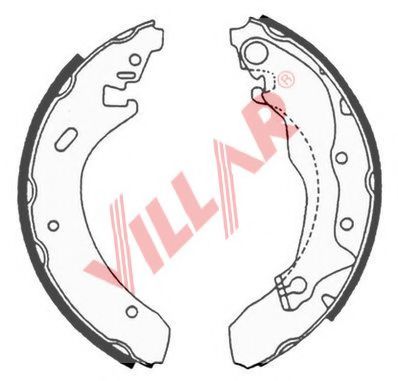 VILLAR 629.0631 Тормозные колодоки для FORD (Форд) VILLAR 629.0631 Тормозные колодоки для FORD (Форд)