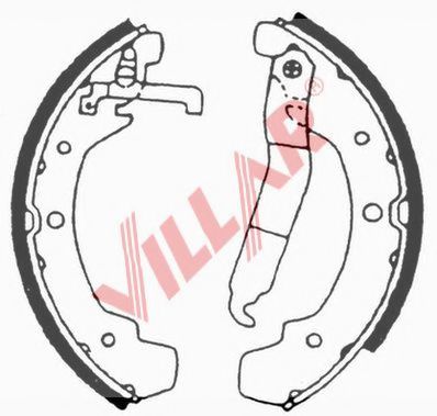 VILLAR 629.0671 Тормозные колодоки для VOLKSWAGEN (Фольксваген) VILLAR 629.0671 Тормозные колодоки для VOLKSWAGEN (Фольксваген)
