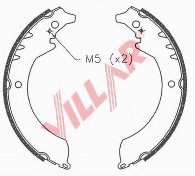 VILLAR 629.0679 Тормозные колодоки для DAIHATSU WILDCAT/ROCKY (Дайхатсу Вилдcат/роcкъ) VILLAR 629.0679 Тормозные колодоки для DAIHATSU WILDCAT/ROCKY (Дайхатсу Вилдcат/роcкъ)