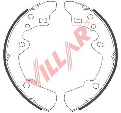 VILLAR 629.0720 Тормозные колодоки для MAZDA (Мазда) VILLAR 629.0720 Тормозные колодоки для MAZDA (Мазда)