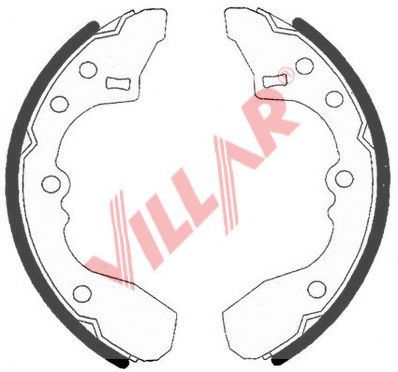 VILLAR 629.0738 Тормозные колодоки для MAZDA 323 III (Мазда 323 3) VILLAR 629.0738 Тормозные колодоки для MAZDA 323 III (Мазда 323 3)