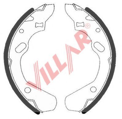 VILLAR 629.0739 Тормозные колодоки для MAZDA (Мазда) VILLAR 629.0739 Тормозные колодоки для MAZDA (Мазда)