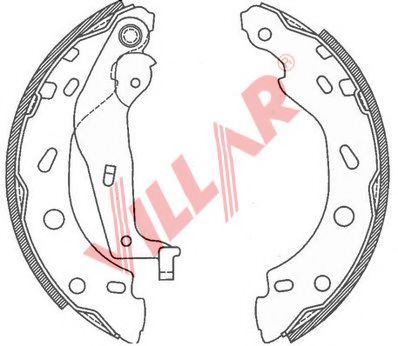 VILLAR 629.0792 Тормозные колодоки для SMART FORTWO (Смарт Форту) VILLAR 629.0792 Тормозные колодоки для SMART FORTWO (Смарт Форту)