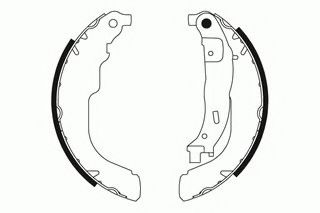 MOTAQUIP LVBS793 Тормозные колодоки для PEUGEOT 207 CC (Пежо 207 сс)